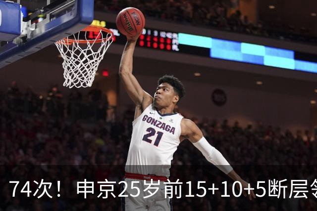 74次！申京25岁前15+10+5断层领跑火箭队史